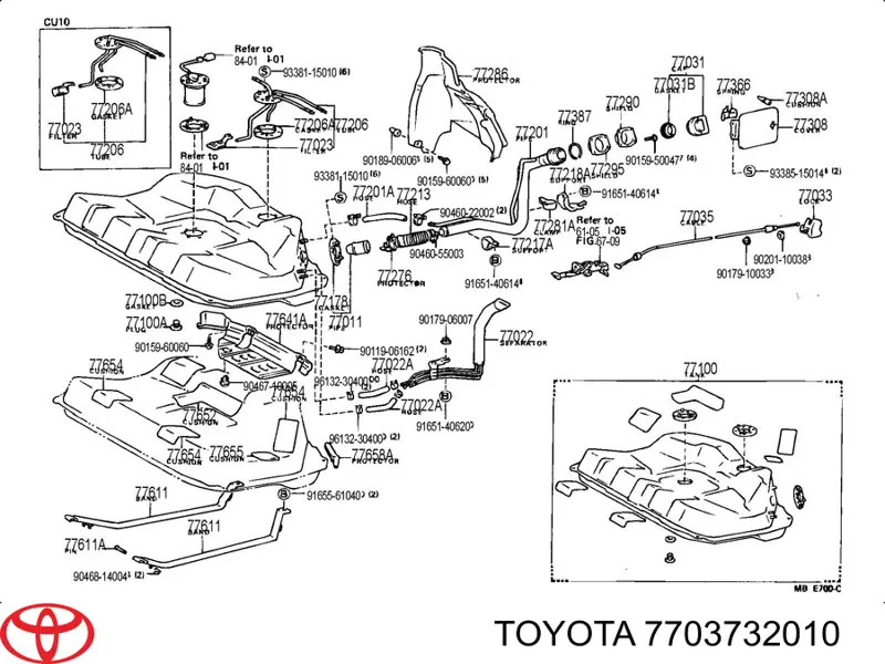  7703732010 Toyota