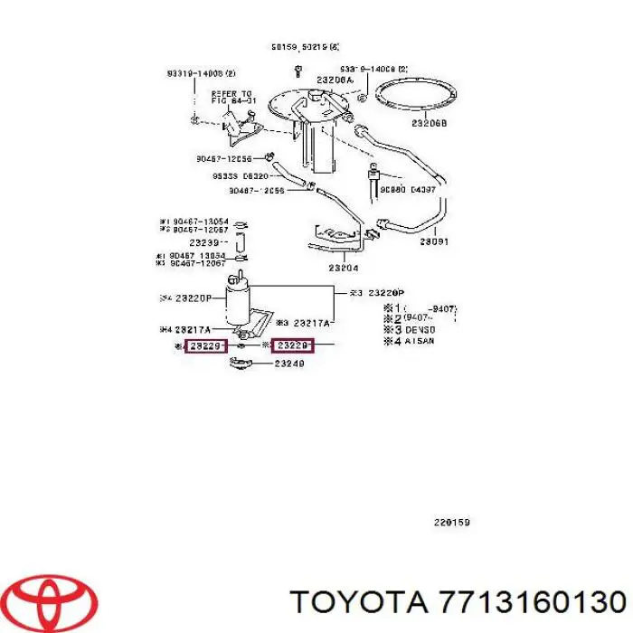 7713160130 Toyota 