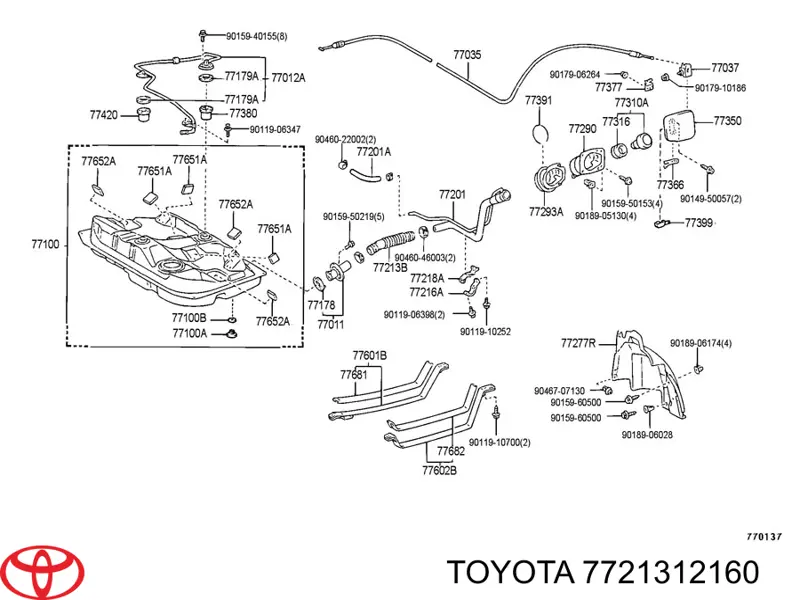  7721312160 Toyota