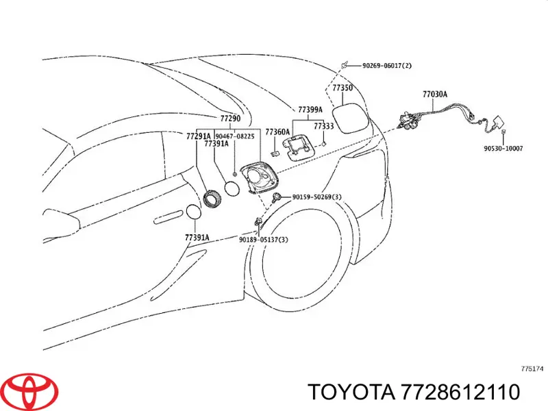 7728612110 Toyota 