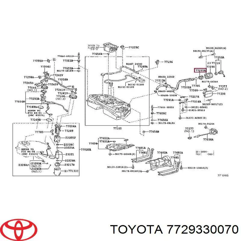 7729330070 Toyota Уплотнитель заливной горловины топливного бака