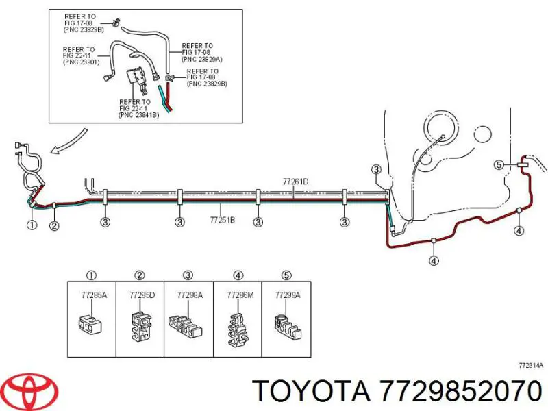 Купить 7729852070 Toyota 