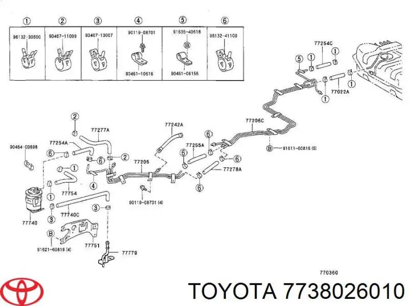  Toyota 7738026010 цена, от 11.29 USD