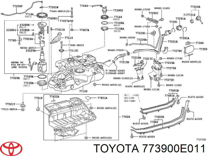  773900E011 Toyota