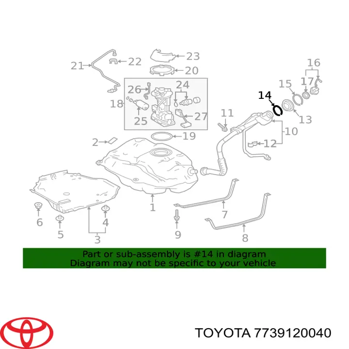  7739120040 Toyota