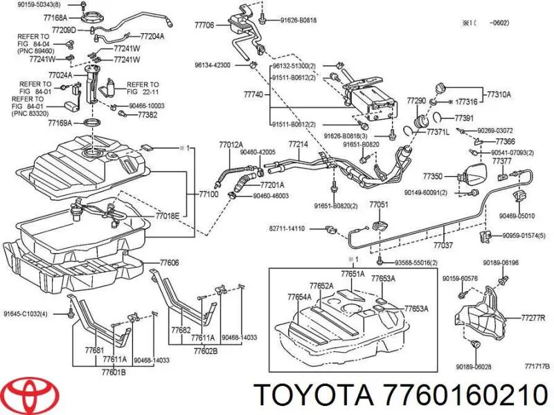  7760160210 Toyota