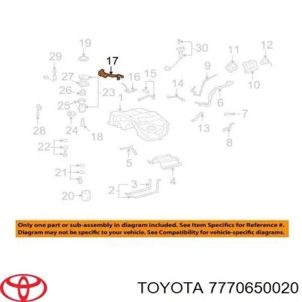  7770650020 Toyota