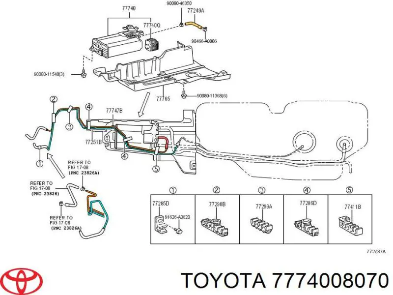 7774008070 Toyota помпа