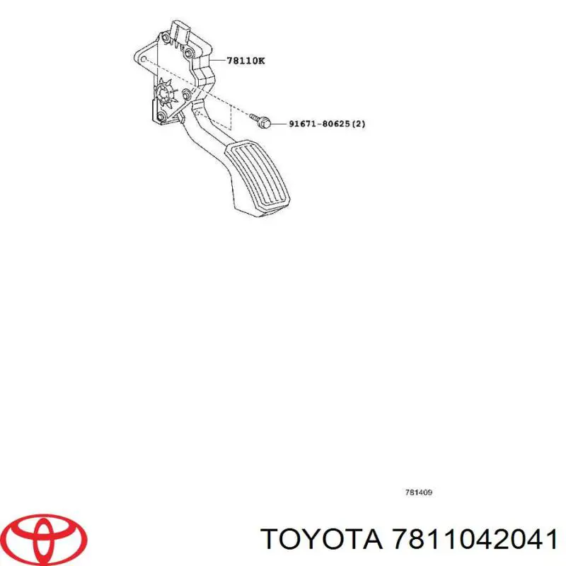  7811042041 Toyota