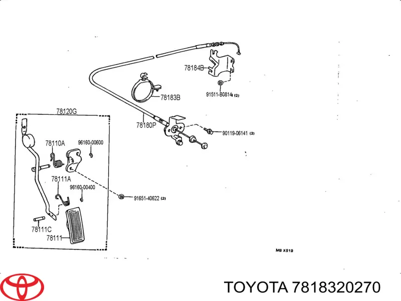 7818320270 Toyota 