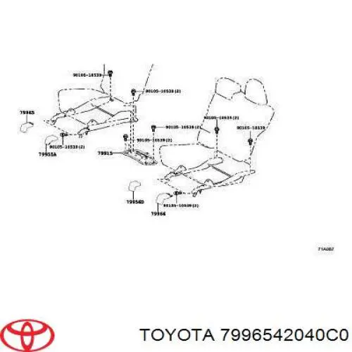 7996542040C0 Toyota 