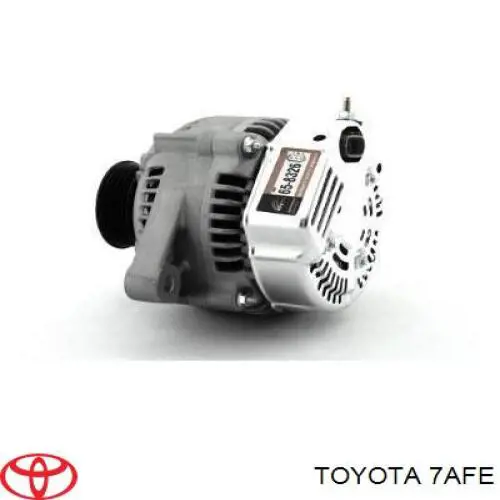 7AFE Toyota motor montado