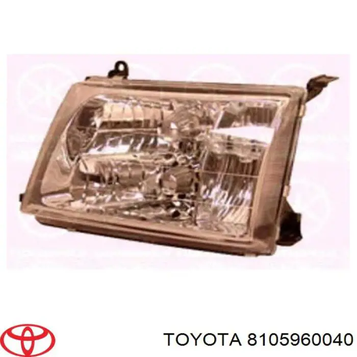 Фара левая 8105960040 Toyota