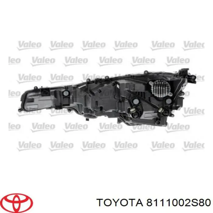 Фара правая TOYOTA 8111002S80