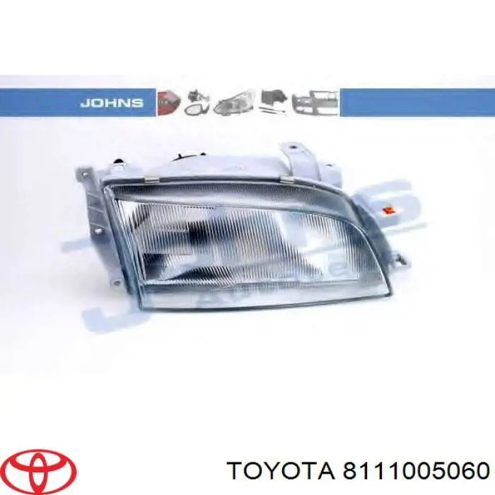 Фара правая 8111005060 Toyota