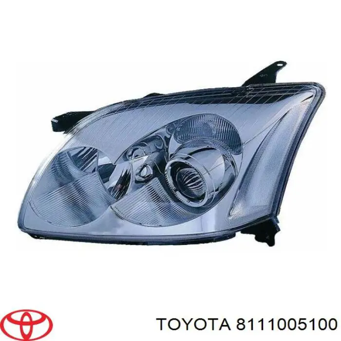 Фара правая 8111005100 Toyota