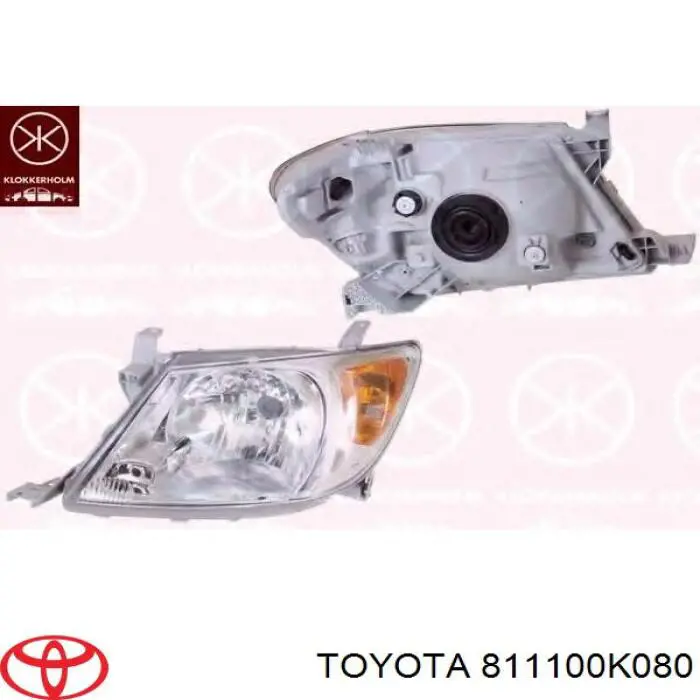 Фара правая 811100K080 Toyota