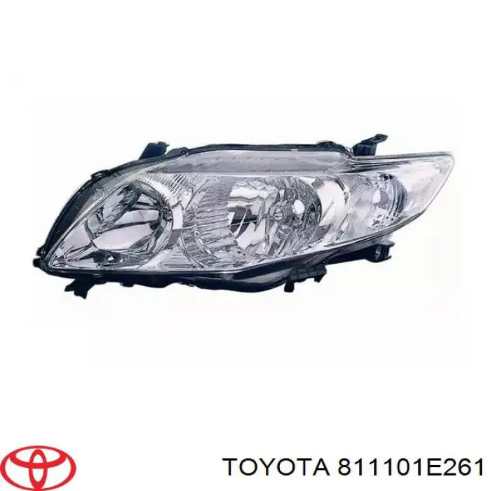 Правая фара 811101E231 Toyota