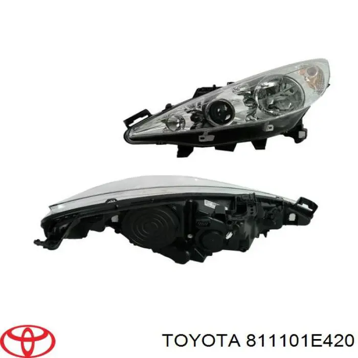 Правая фара 811101E420 Toyota