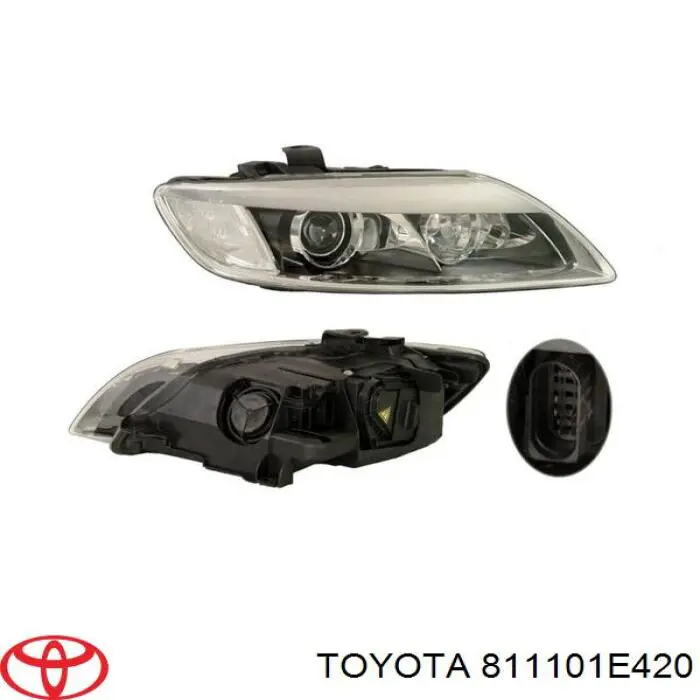 Фара правая Toyota 811101E420