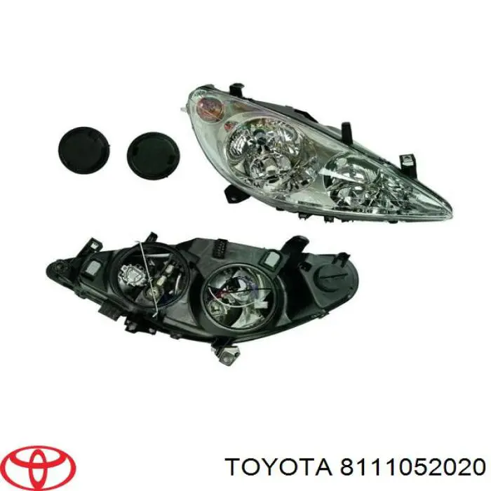 Правая фара 8111052020 Toyota