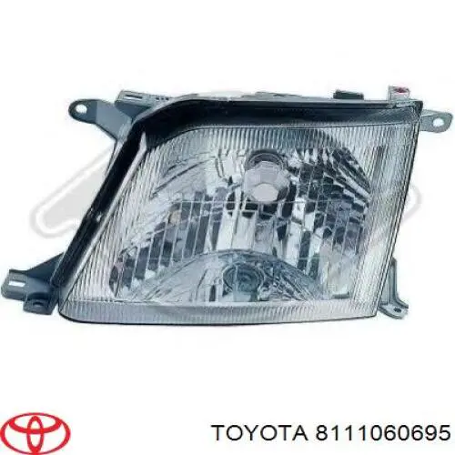 Фара правая 8111060695 Toyota