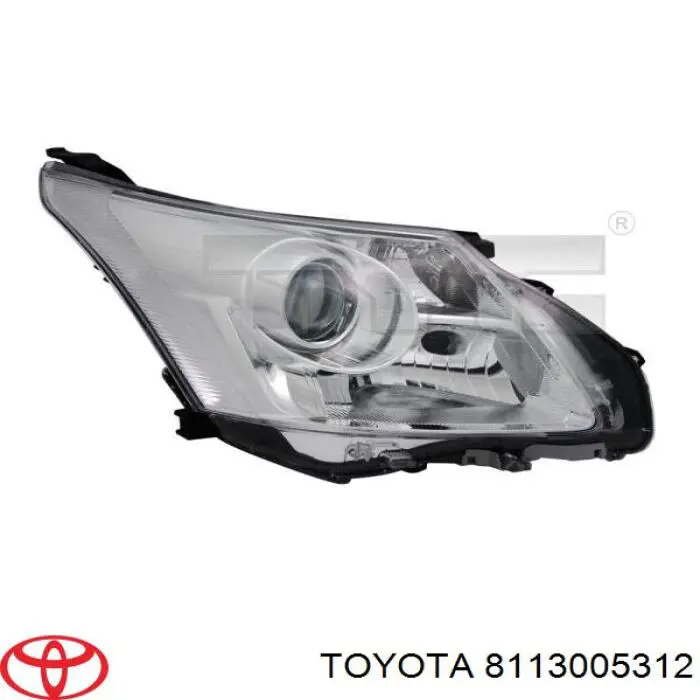 Faro derecho 8113005312 Toyota