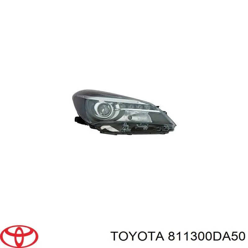 Фара правая 811300DA50 Toyota