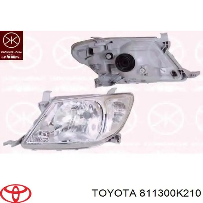 Фара правая 811300K210 Toyota