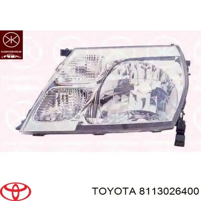 8113026400 Toyota Фара передняя правая