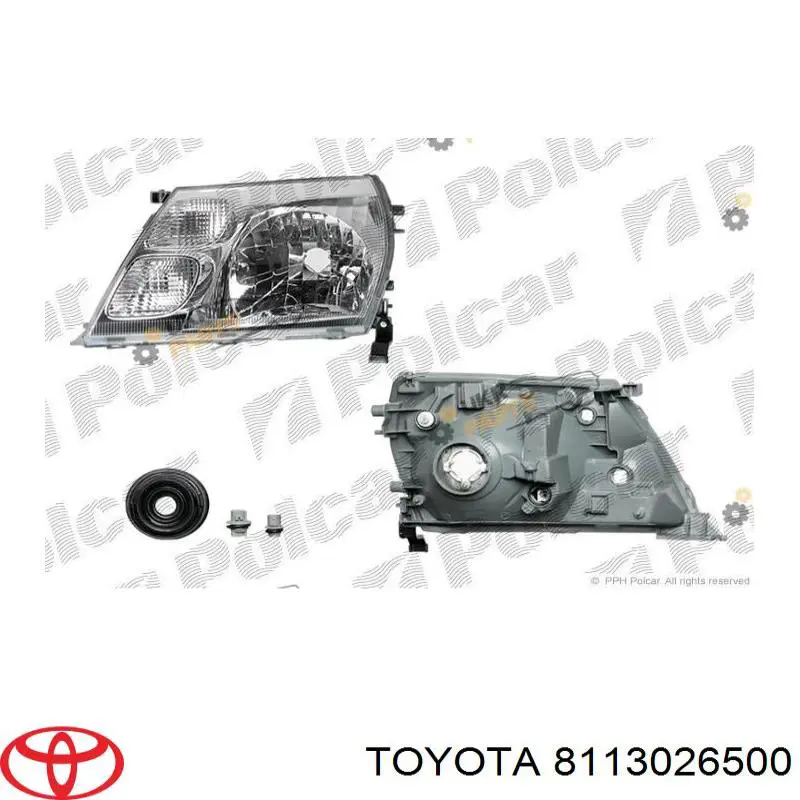 Правая блок фара Polcar 816710E цена, от 139.76 USD