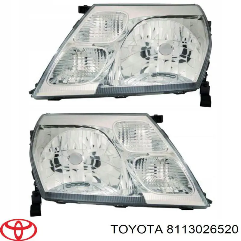 Фара правая 8113026520 Toyota