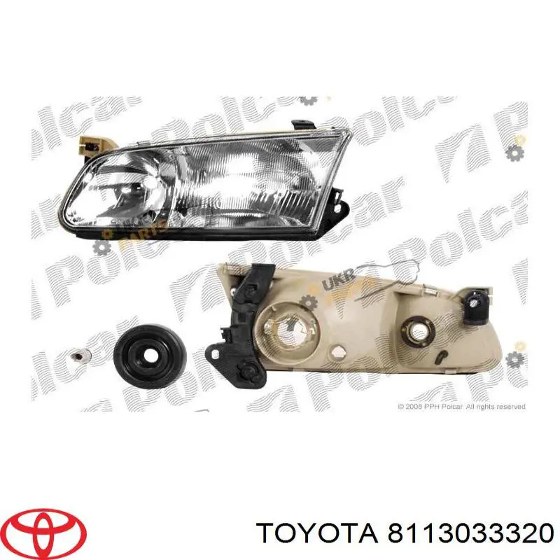 Фара правая 8113033320 Toyota