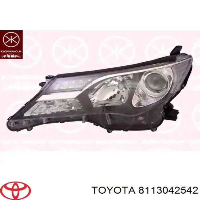 8113042542 Toyota luz direita