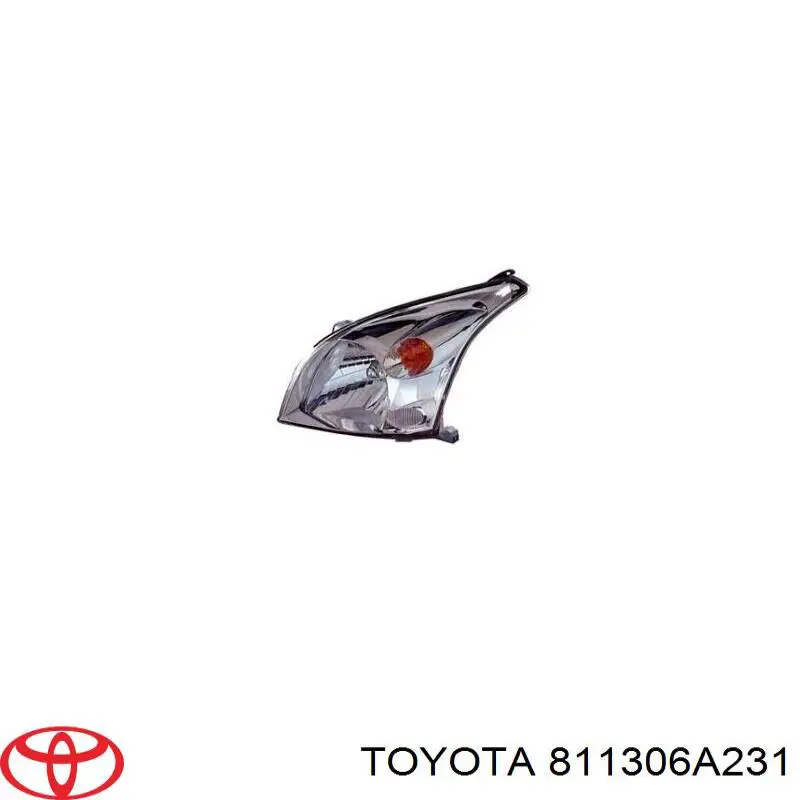 Фара правая на Toyota Land Cruiser PRADO ASIA 