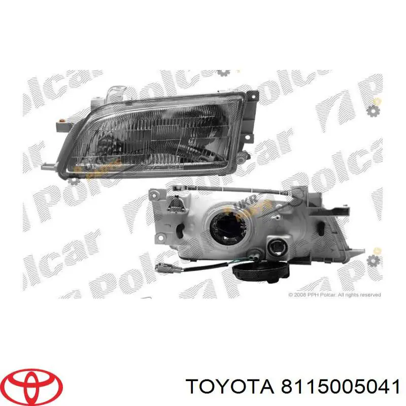 Фара левая 8115005041 Toyota