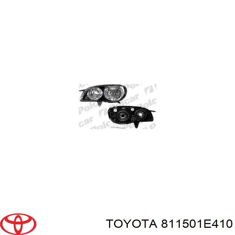 Левая фара 811501E410 Toyota