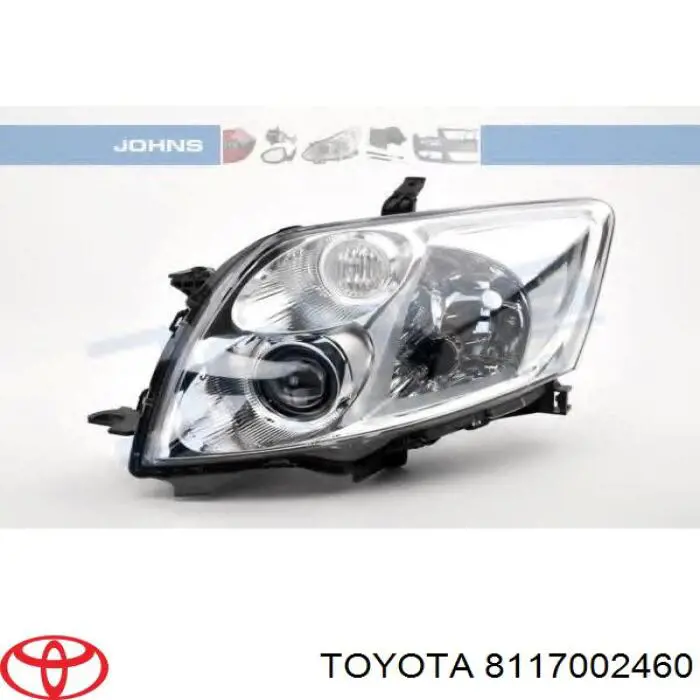 Фара левая 8117002460 Toyota