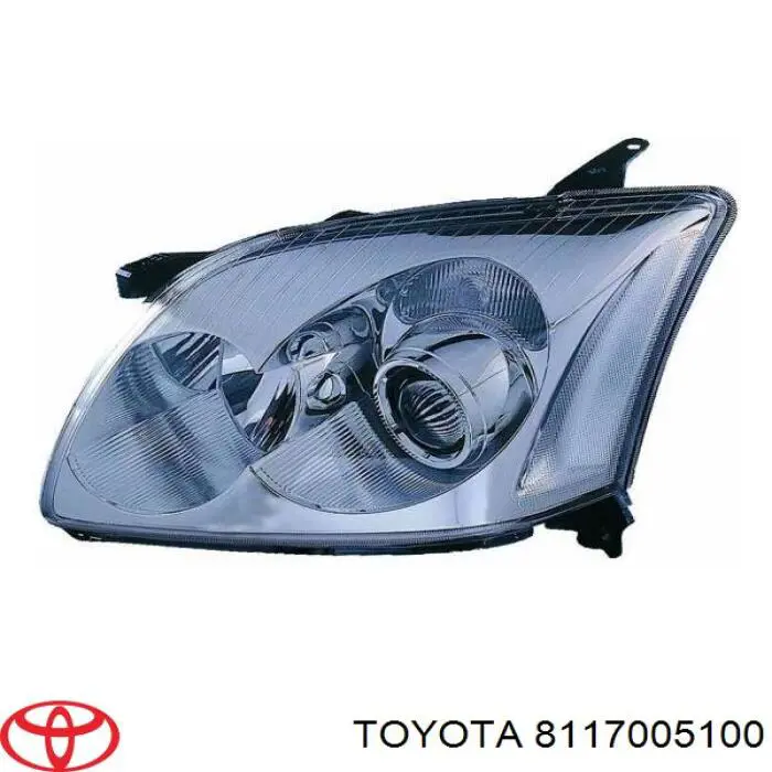 Левая фара FP8161R1T TYC
