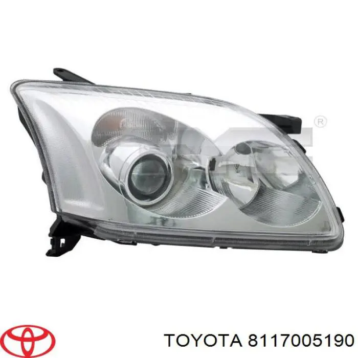 Фара левая 8117005190 Toyota