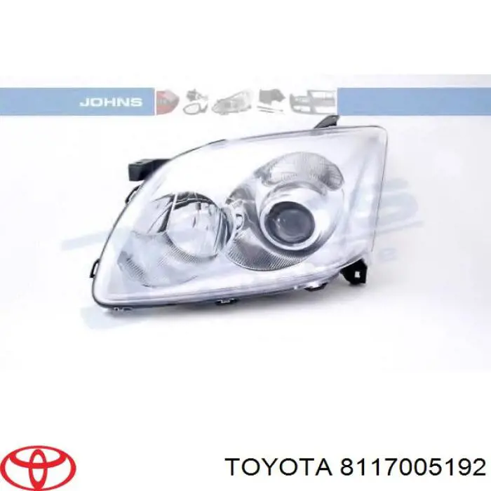 Фара левая 8117005192 Toyota