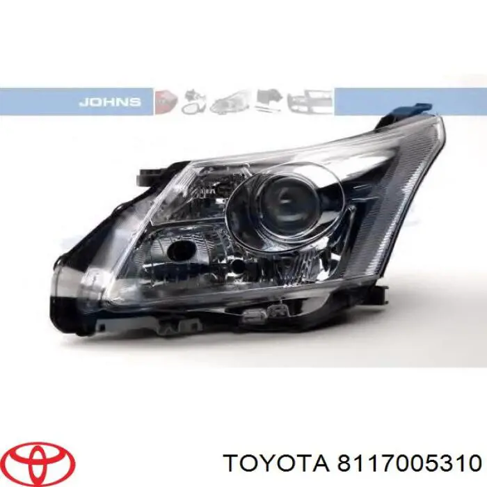 Фара левая 8117005310 Toyota