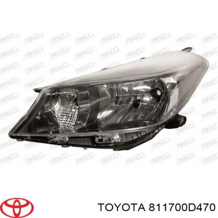 811700D470 Toyota luz esquerda