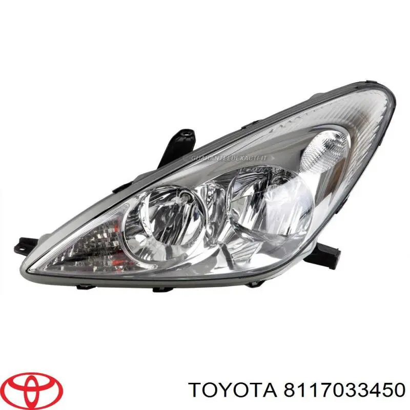 Левая фара 8117033450 Toyota