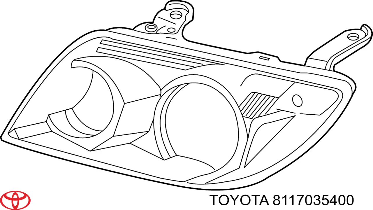 8117035400 Toyota фара левая