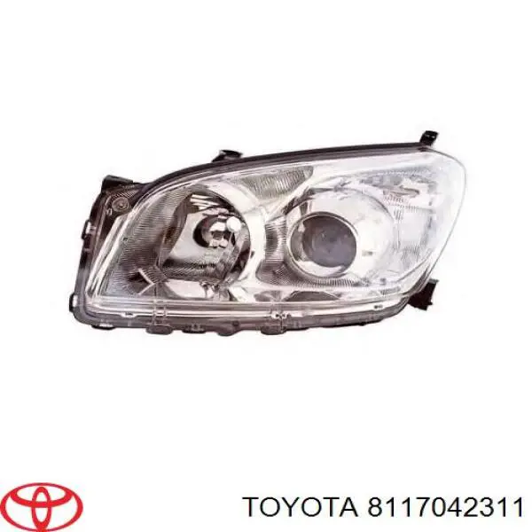 Фара левая Toyota 8117042311 цена, от 157.22 USD