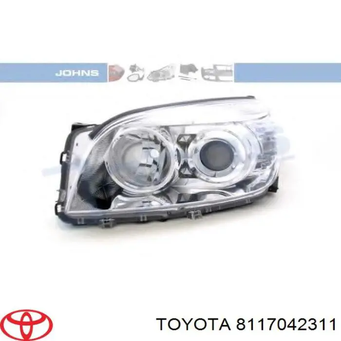 Купить 8117042311 Toyota Фара левая передняя