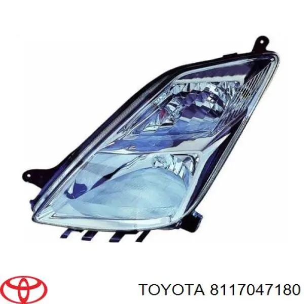Фара левая Toyota 8117047180 цена, от 128.64 USD