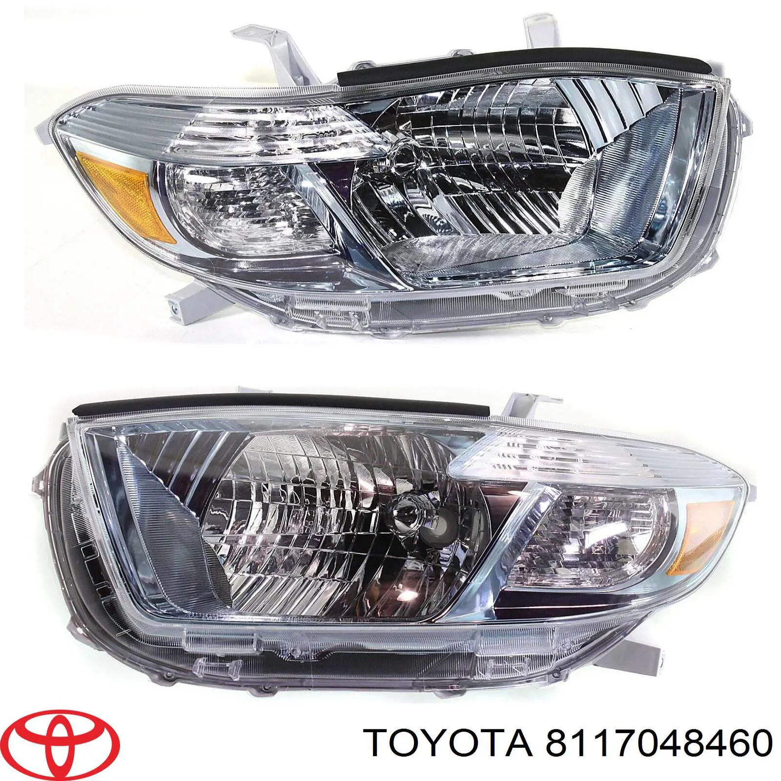 Luz esquerda para Toyota Highlander 