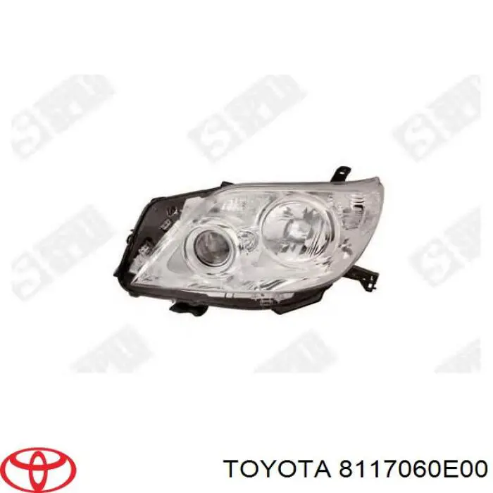 Фара левая 8117060E00 Toyota